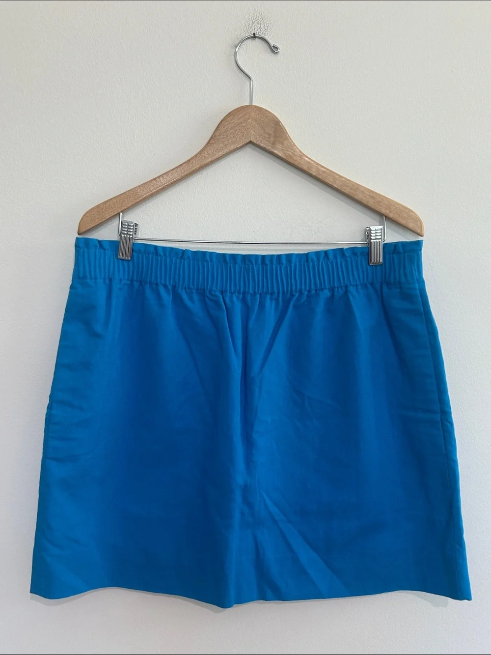 J Crew Women’s Blue Paper Bag Skirt Size 14 NWT